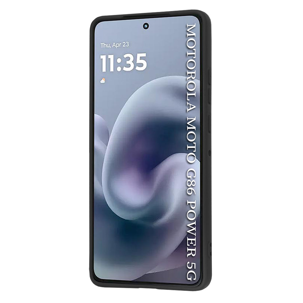 Suojakuori Motorola Moto G86 Powerlle, Techsuit, SoftFlex, Musta