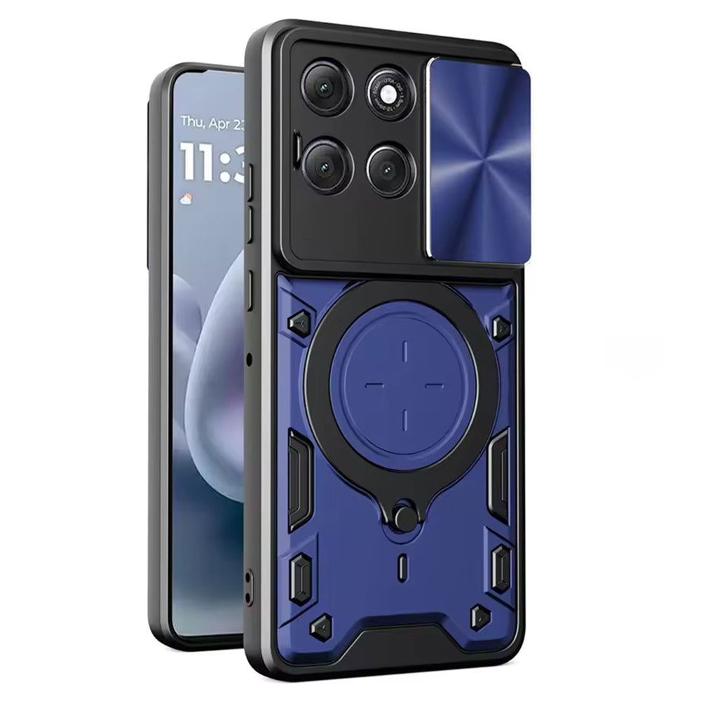 Kotelo Motorola Moto G86:lle, Techsuit, CamGuard Pro, Sininen