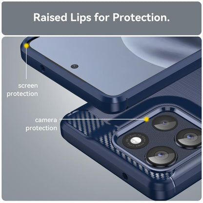 Suojakuori Motorola Moto G86:lle, Techsuit, Hiili, Sininen