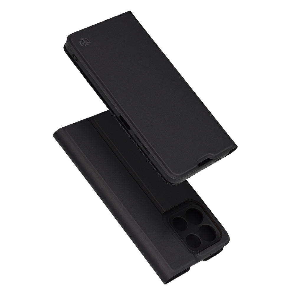 Kuori Motorola Moto G86:lle, Techsuit, Magskin Book, Musta
