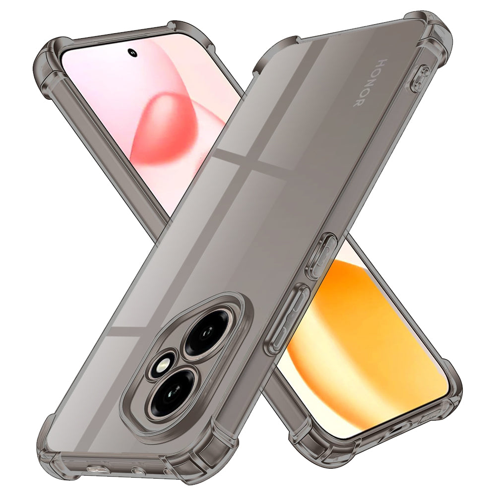 Kotelo Motorola Moto G86:lle, Techsuit, Iskunkestävä Läpinäkyvä, Musta