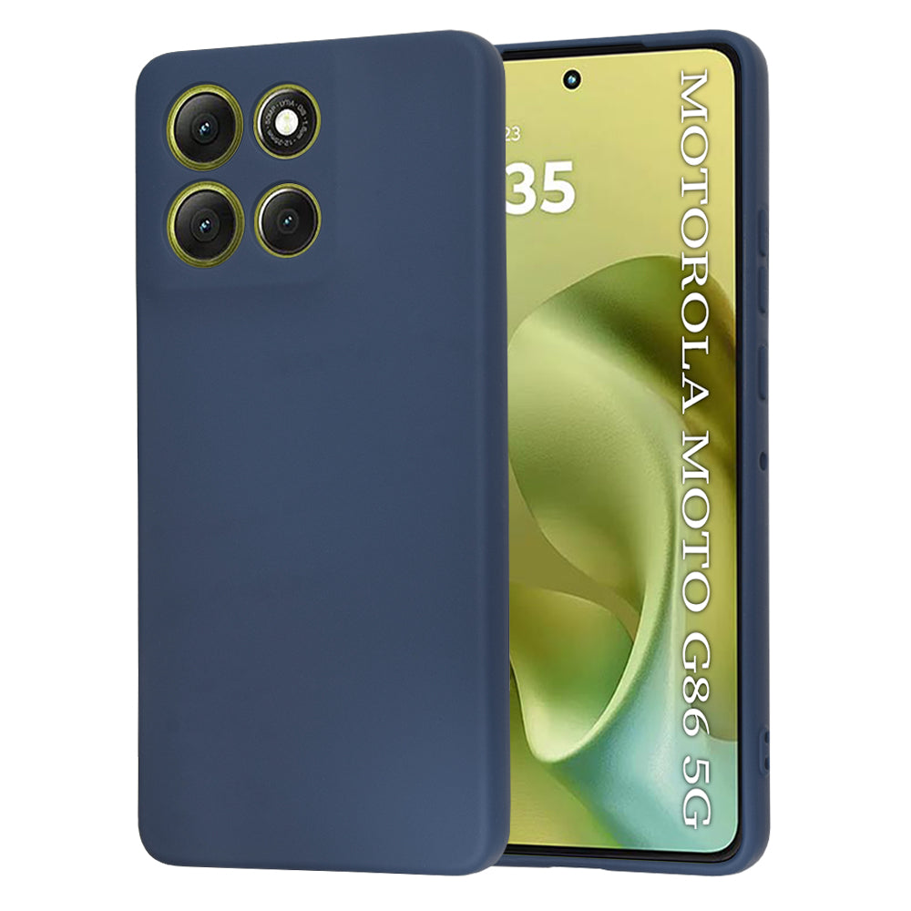 Suojakuori Motorola Moto G86:lle, Techsuit, SoftFlex, Laivastonsininen