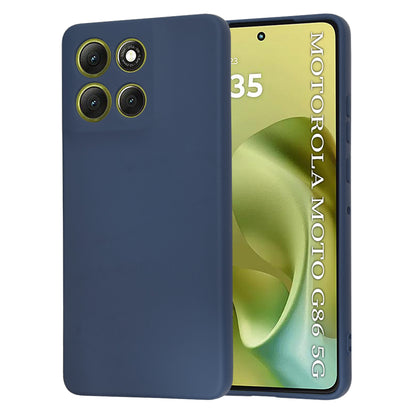 Suojakuori Motorola Moto G86:lle, Techsuit, SoftFlex, Laivastonsininen