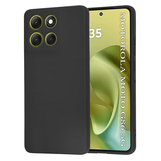 Suojakuori Motorola Moto G86:lle, Techsuit, SoftFlex, Musta