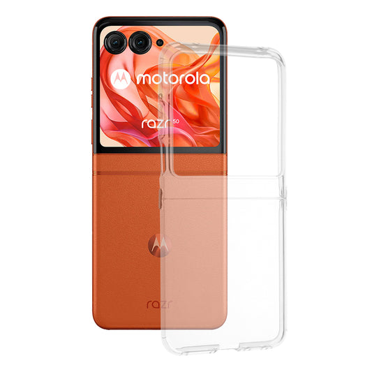 Kuori Motorola Razr 60 / Razr 50:lle, Techsuit, Kirkas, Läpinäkyvä