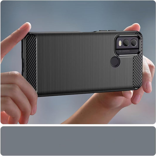 Kuori Nokia C22:lle, Techsuit, Hiili, Musta