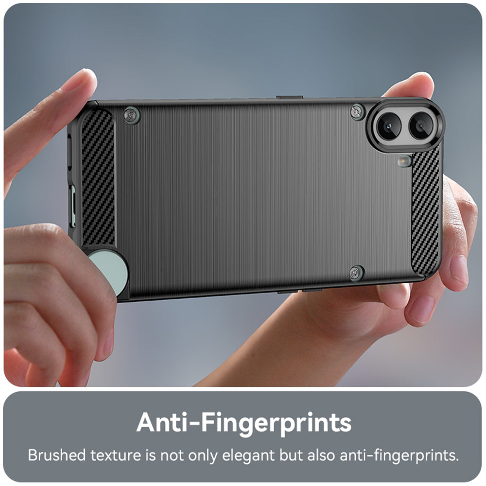 Kuori Nothing CMF Phone 1:lle, Techsuit, Hiili, Musta