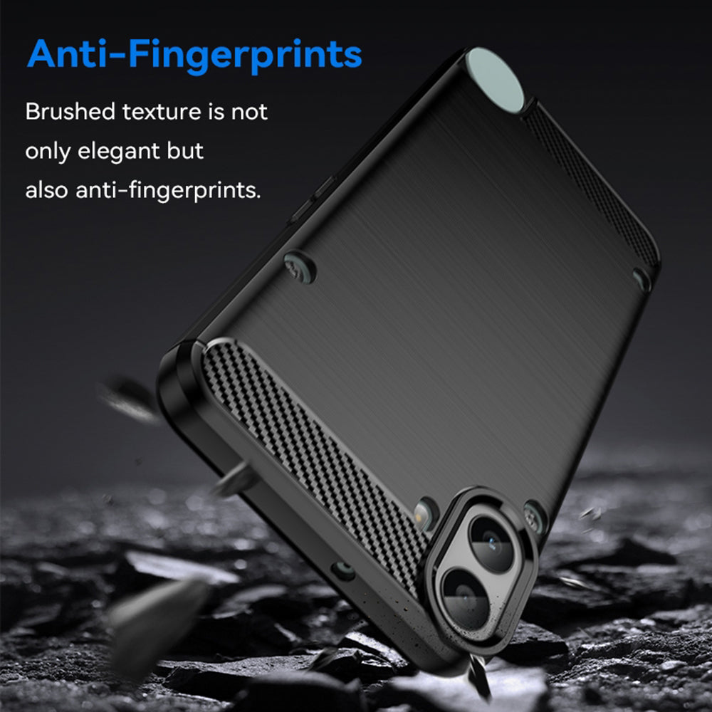 Kuori Nothing CMF Phone 1:lle, Techsuit, Hiili, Musta