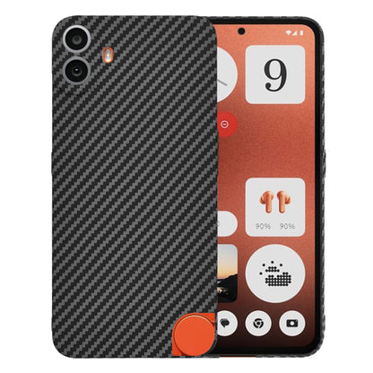 Kuori Nothing CMF Phone 1:lle, Techsuit, Carbonite FiberShell, Musta