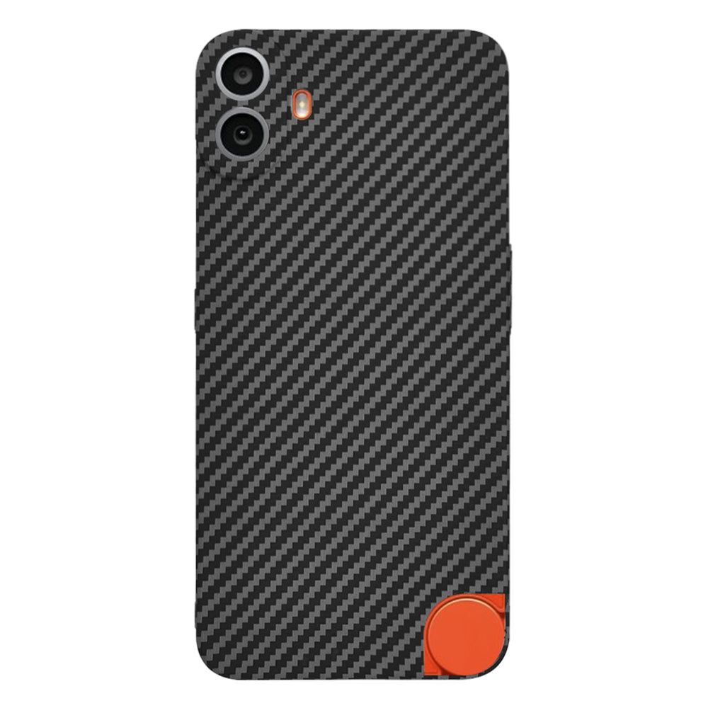 Kuori Nothing CMF Phone 1:lle, Techsuit, Carbonite FiberShell, Musta