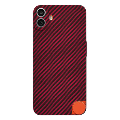 Kuori Nothing CMF Phone 1:lle, Techsuit, Carbonite FiberShell, Punainen