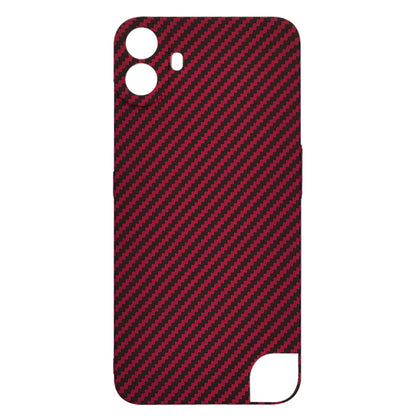 Kuori Nothing CMF Phone 1:lle, Techsuit, Carbonite FiberShell, Punainen