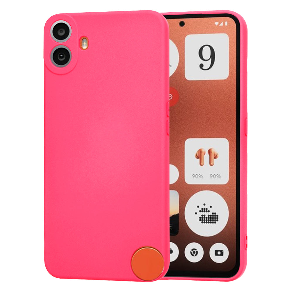Kuori Nothing CMF Phone 1:lle, Techsuit, SoftFlex, Tummanpunainen