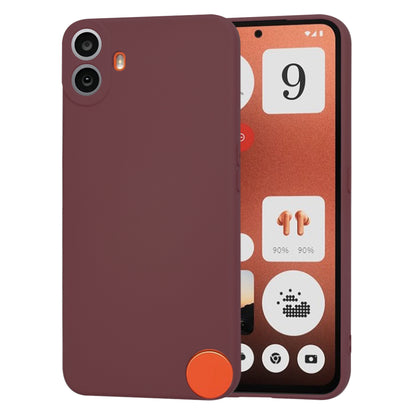 Kuori Nothing CMF Phone 1:lle, Techsuit, SoftFlex, Viininpunainen