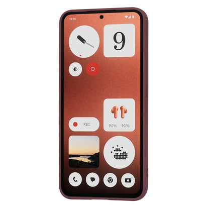 Kuori Nothing CMF Phone 1:lle, Techsuit, SoftFlex, Viininpunainen