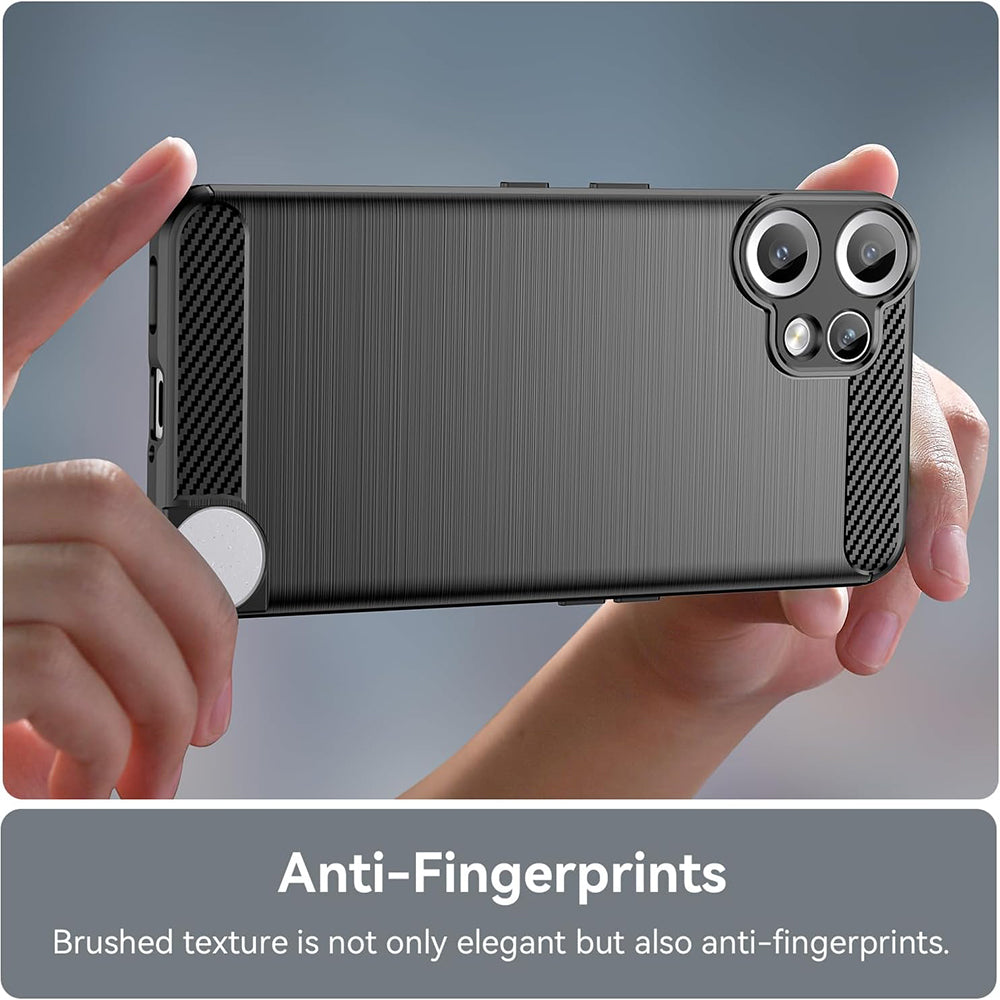 Kuori Nothing CMF Phone 2 Pro:lle, Techsuit, Hiili, Musta
