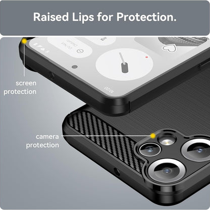 Kuori Nothing CMF Phone 2 Pro:lle, Techsuit, Hiili, Musta