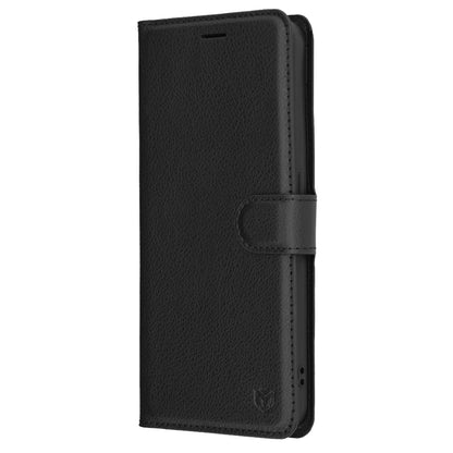 Kuori Nothing CMF Phone 2 Pro:lle, Techsuit, nahkainen folio, musta