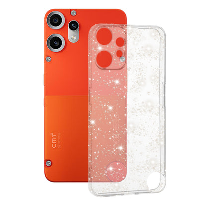 Kuori Nothing CMF Phone 2 Pro:lle, Techsuit, SparkleSkin, Läpinäkyvä