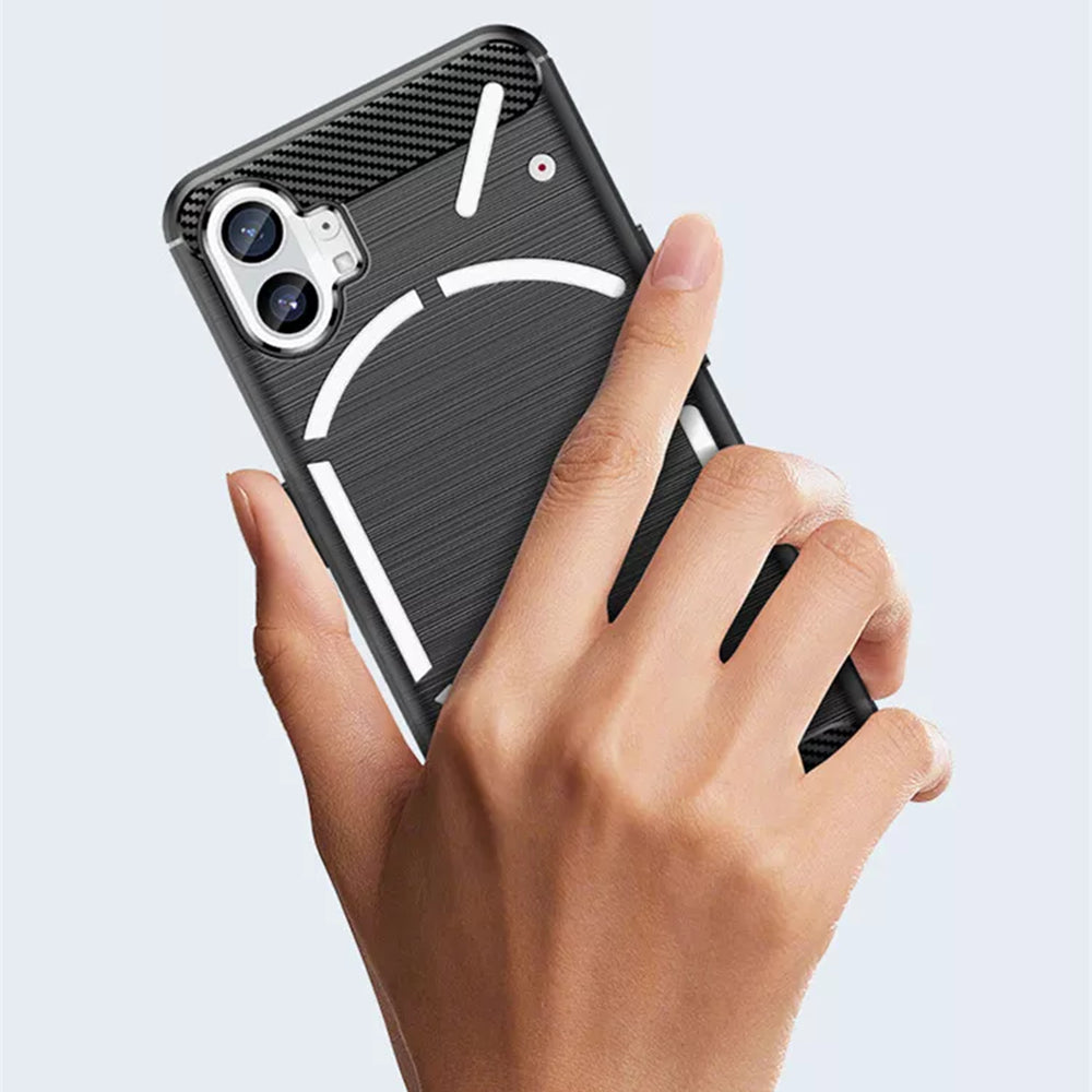 Case for Nothing Phone (1), Techsuit, Carbon, Black