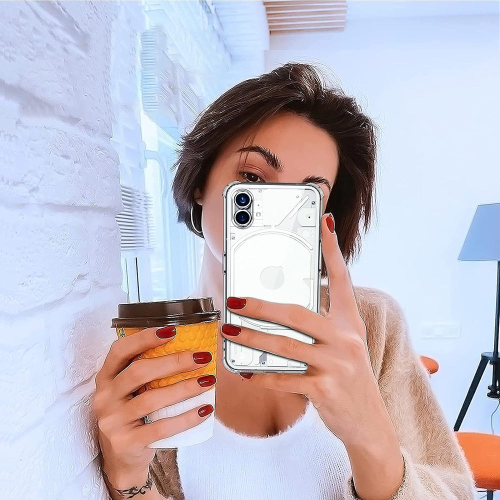 Case for Nothing Phone (1), Techsuit, Shockproof Clear, Transparent