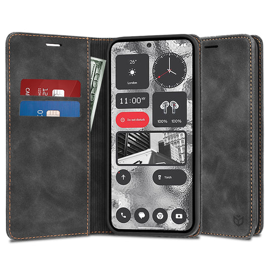 Kuori Nothing Phone (2):lle, Techsuit, Confy, Musta