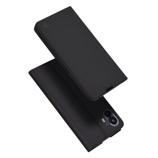 Kuori Nothing Phone (2):lle, Techsuit, Magskin Book, Musta