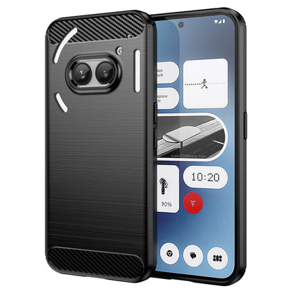 Suojakuori Nothing Phone (2a) Plus / Phone (2a) -puhelimelle, Techsuit, Hiili, Musta