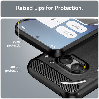 Suojakuori Nothing Phone (2a) Plus / Phone (2a) -puhelimelle, Techsuit, Hiili, Musta