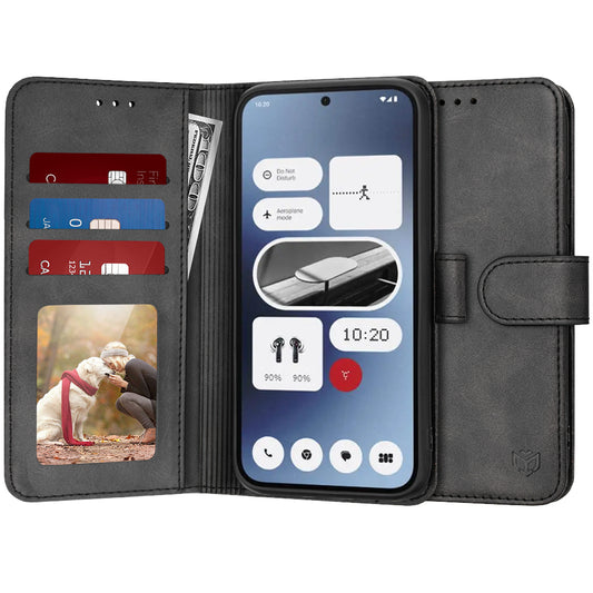 Kuori Nothing Phone (2a) Plus / Phone (2a) -puhelimelle, Techsuit, Diary Book, Musta