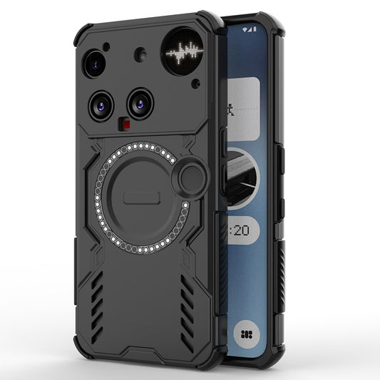 MagSafe-kuori Nothing Phone (3):lle, Techsuit, ArmorMag, Musta