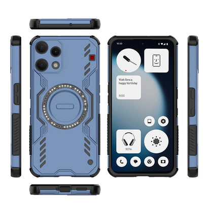 MagSafe-kuori Nothing Phone (3a) Lite -puhelimelle, Techsuit, ArmorMag, Sininen