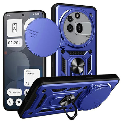 Kuori Nothing Phone (3a) Pro:lle, Techsuit, CamShield, Sininen