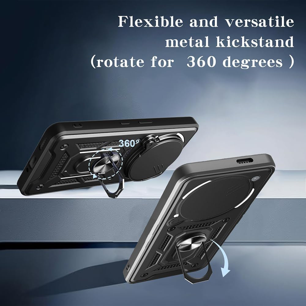 Kuori Nothing Phone (3a) Pro:lle, Techsuit, CamShield, Vaaleanpunainen