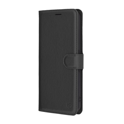 Kuori Nothing Phone (3a) Pro:lle, Techsuit, nahkainen folio, musta