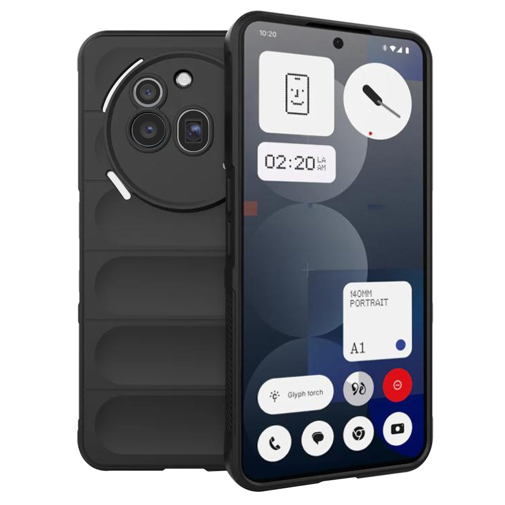 Kuori Nothing Phone (3a) Pro:lle, Techsuit, Magic Shield, Musta