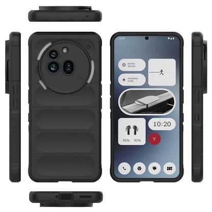 Kuori Nothing Phone (3a) Pro:lle, Techsuit, Magic Shield, Musta