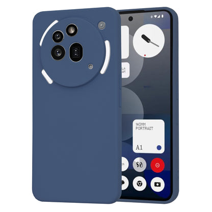 Case for Nothing Phone (3a) Pro, Techsuit, SoftFlex, Navy Blue
