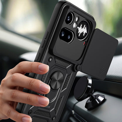 Kotelo Nothing Phone (4a) Pro, Techsuit, CamShield, Musta