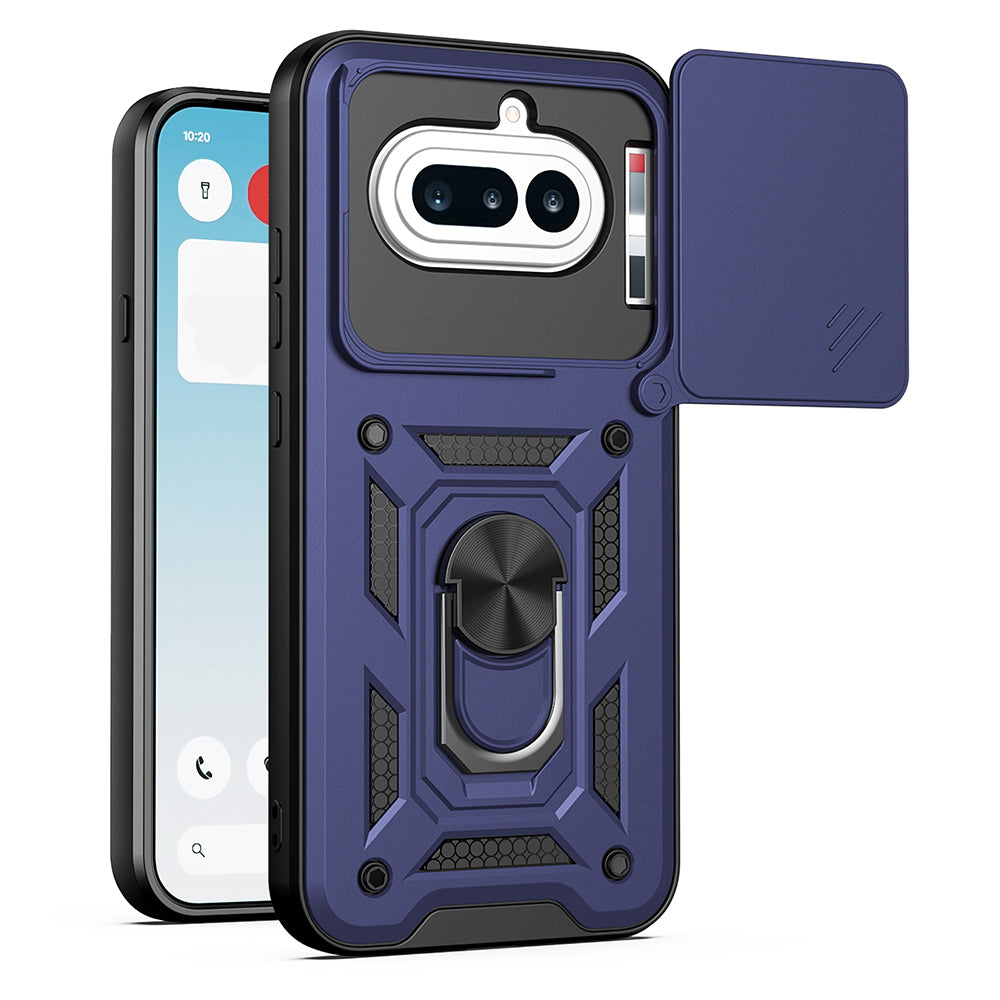 Kotelo Nothing Phone (4a) -puhelimelle, Techsuit, CamShield, Sininen