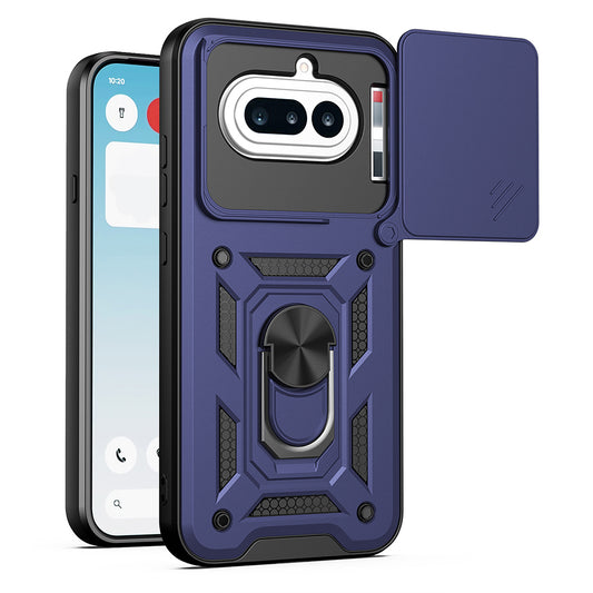 Kotelo Nothing Phone (4a) -puhelimelle, Techsuit, CamShield, Sininen