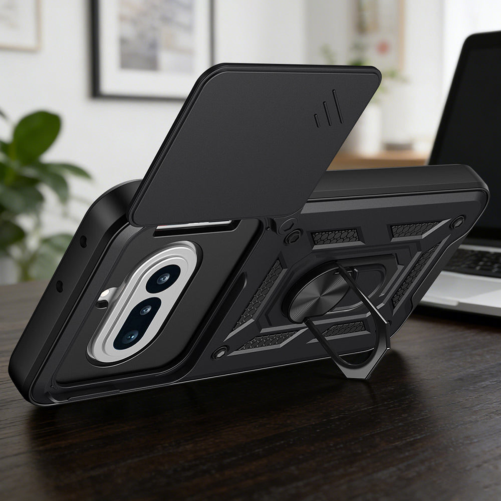 Kotelo Nothing Phone (4a) -puhelimelle, Techsuit, CamShield, Sininen