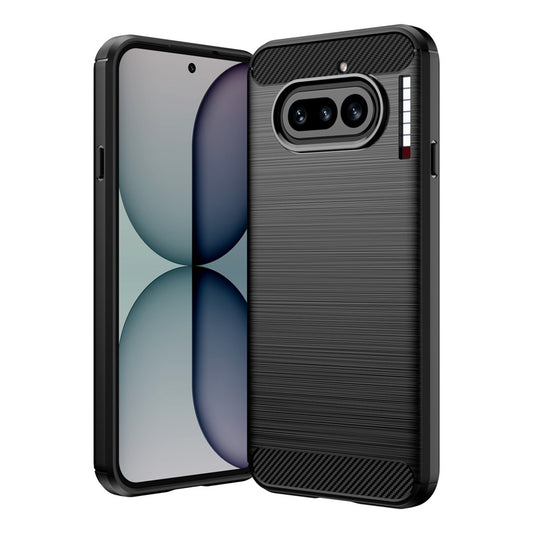 Kotelo Nothing Phone (4a) -puhelimelle, Techsuit, Carbon, Musta