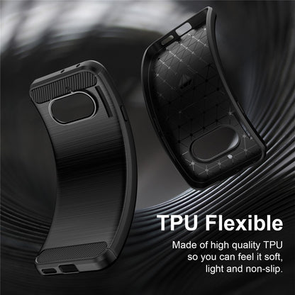 Kotelo Nothing Phone (4a) -puhelimelle, Techsuit, Carbon, Musta