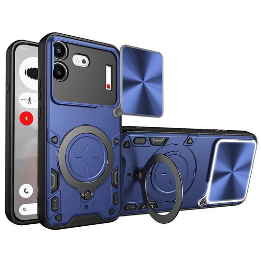 Kuori Nothing Phone (4b):lle, Techsuit, CamGuard Pro, Sininen