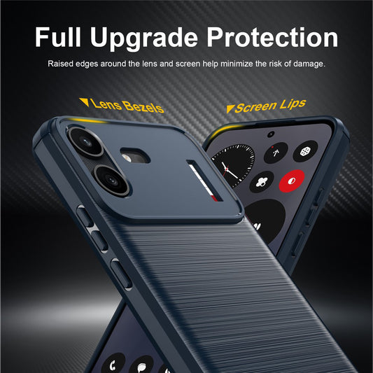 Suojakuori Nothing Phone (4b):lle, Techsuit, Hiili, Sininen