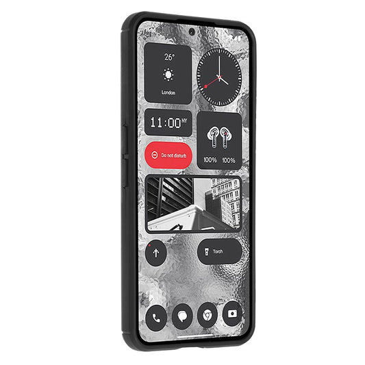 Suojakuori Nothing Phone (2):lle, Techsuit, Hiili, Musta
