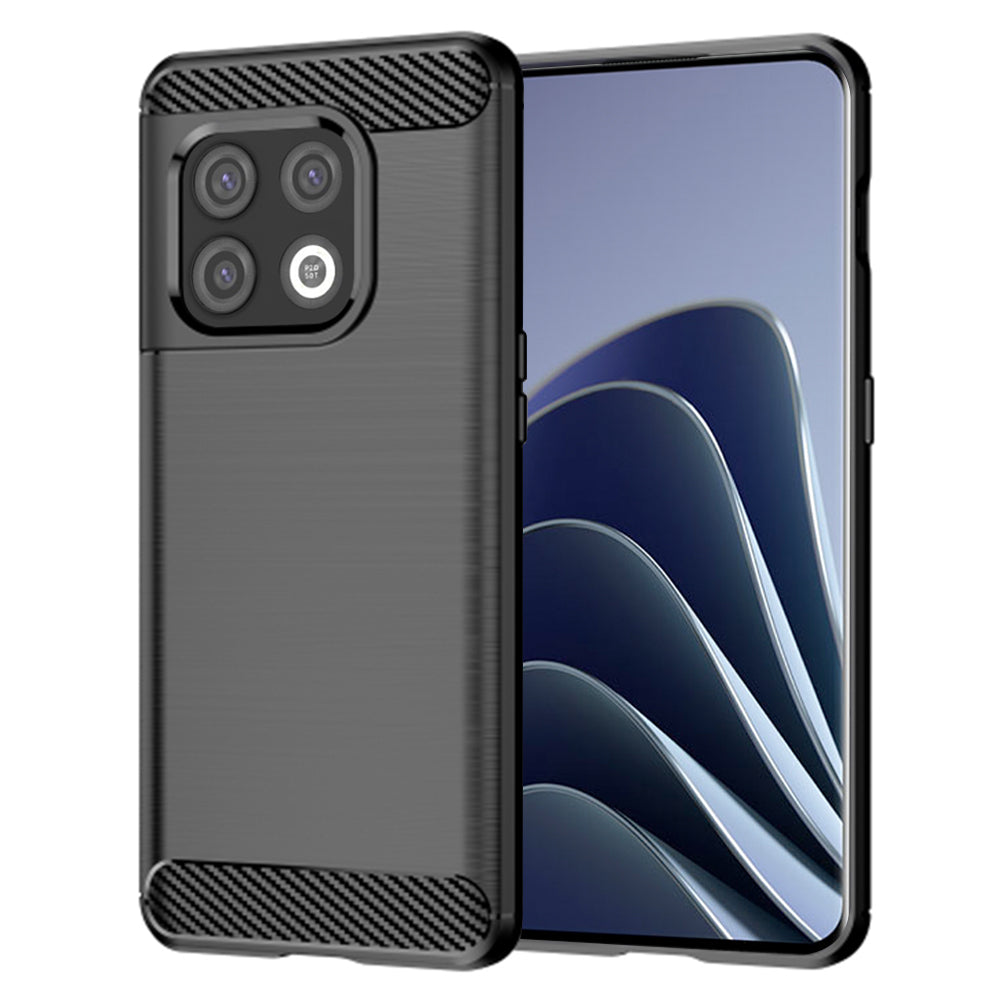 Kuori OnePlus 10 Pro:lle, Techsuit, Hiili, Musta