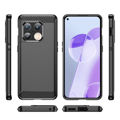 Kuori OnePlus 10 Pro:lle, Techsuit, Hiili, Musta