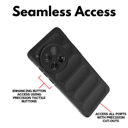 Kuori OnePlus 12:lle, Techsuit, Magic Shield, Musta